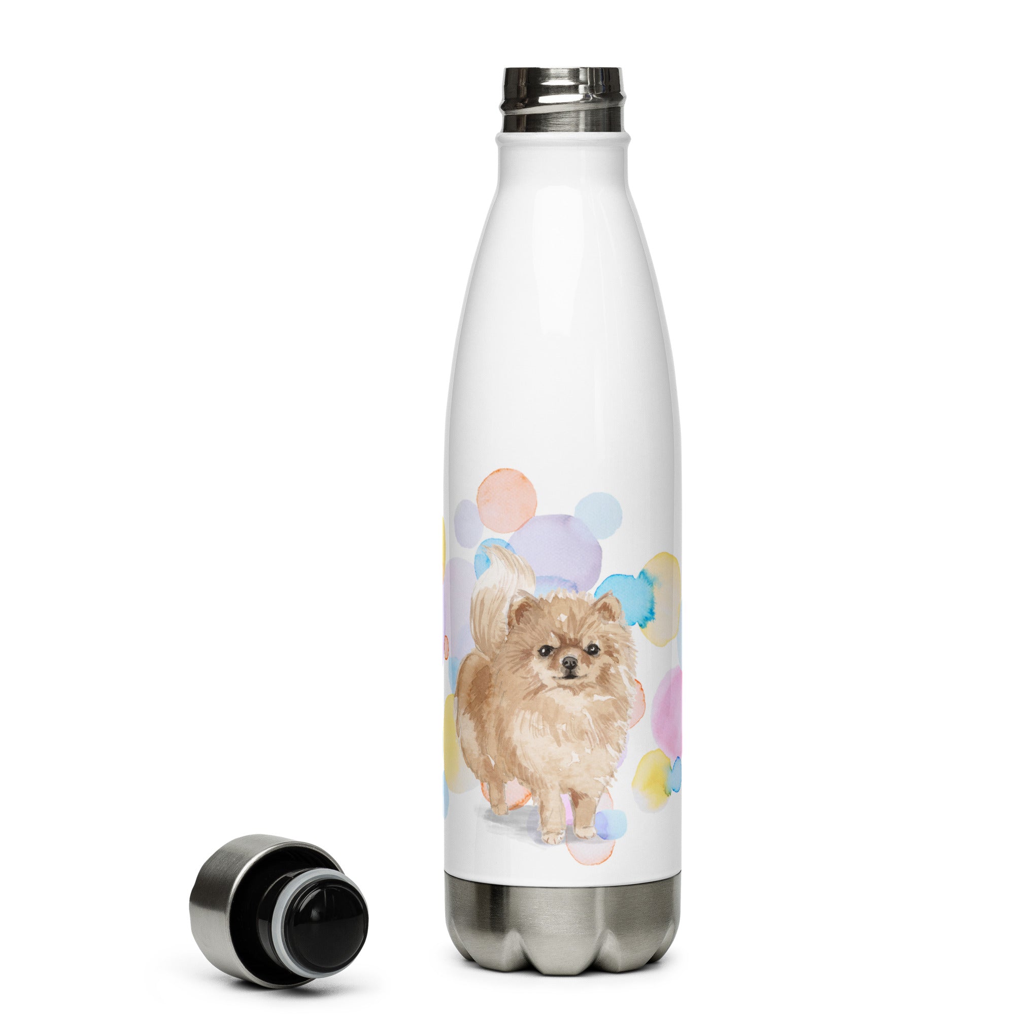 Dog Nutcracker Water Bottle Stainless Steel 17 Oz Water 