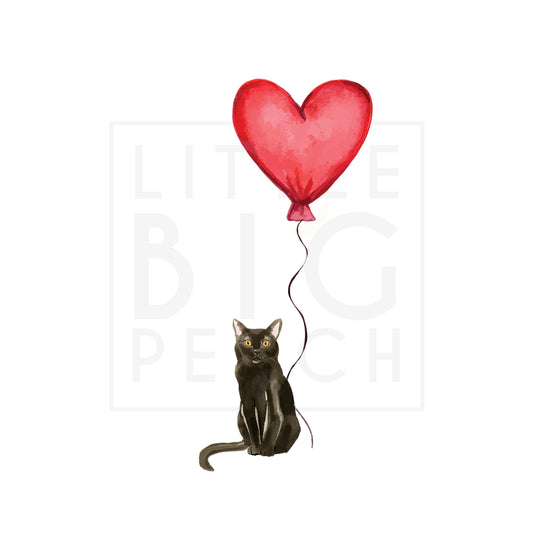 Cat with Balloon Bombay Clear Case for iPhone®