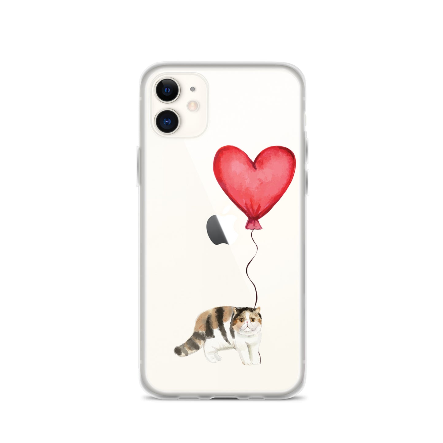 Cat with Balloon Exotic Shorthair Clear Case for iPhone®