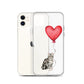 Cat with Balloon Silver Tabby Case for iPhone®