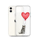 Cat with Balloon British Shorthair Clear Case for iPhone®