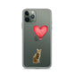 Cat with Balloon Bengal Clear Case for iPhone®