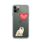 Cat with Balloon Blonde Birman Clear Case for iPhone®