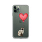 Cat with Balloon Siamese Clear Case for iPhone®