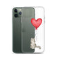 Cat with Balloon Ragamuffin Clear Case for iPhone®