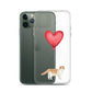 Cat with Balloon Scottish Fold Clear Case for iPhone®