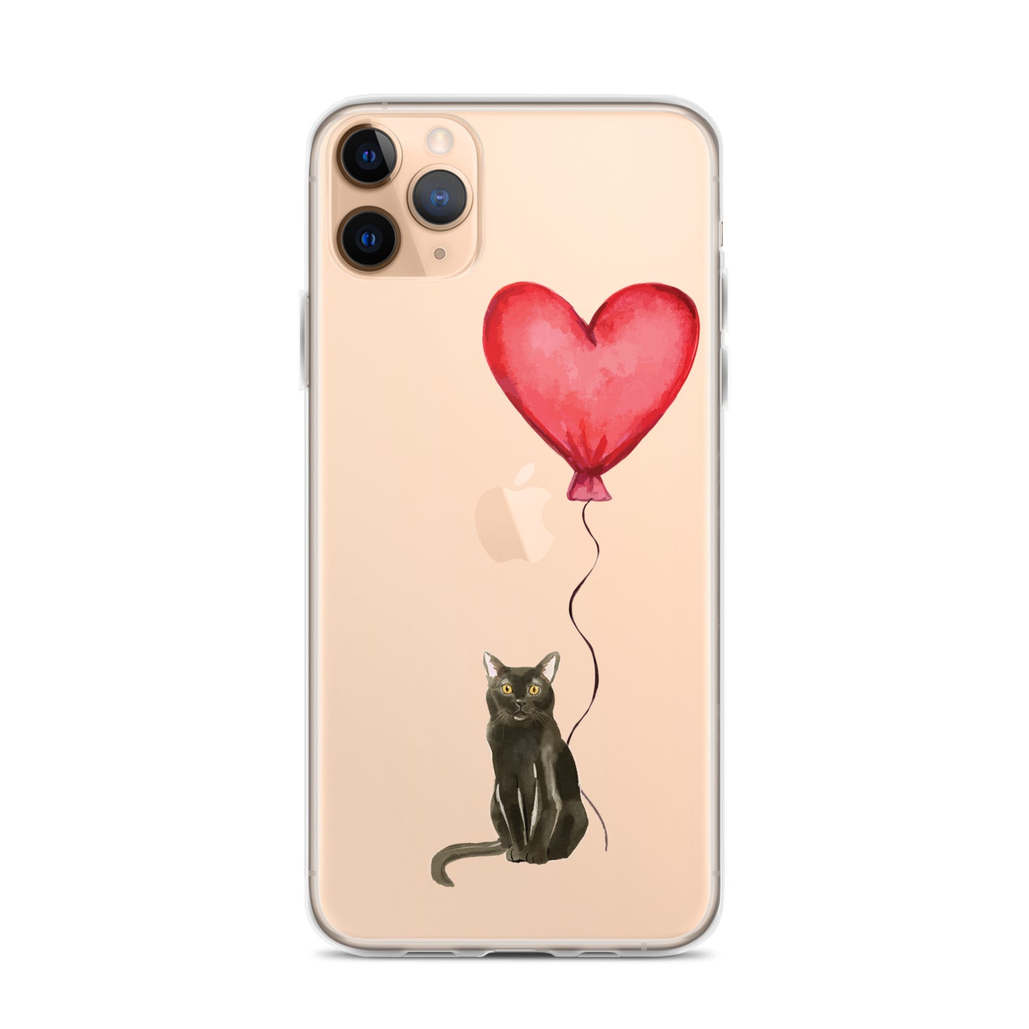 Cat with Balloon Bombay Clear Case for iPhone®