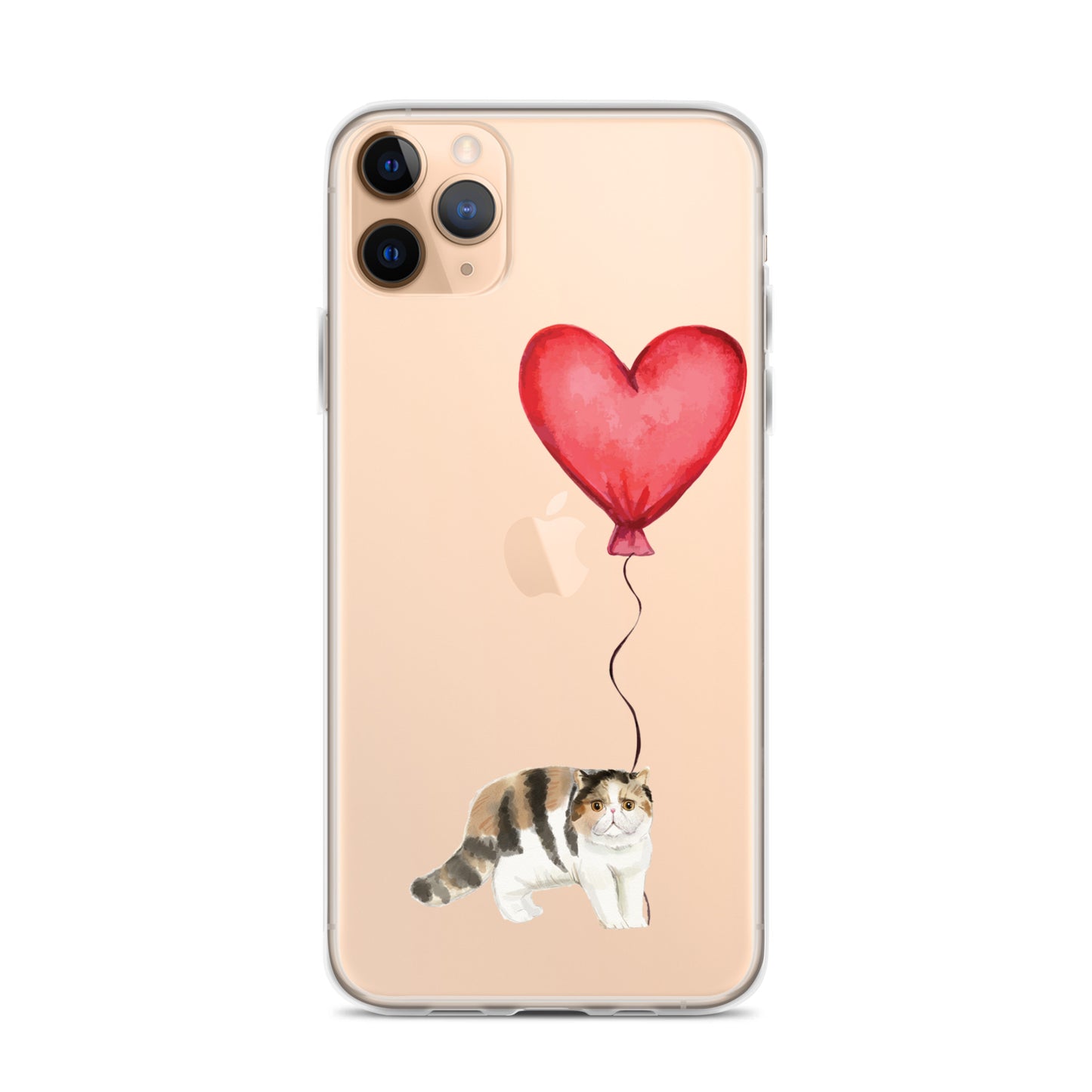 Cat with Balloon Exotic Shorthair Clear Case for iPhone®