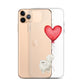 Cat with Balloon Persian Clear Case for iPhone®