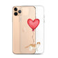 Cat with Balloon Scottish Fold Clear Case for iPhone®