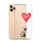 Cat with Balloon Siamese Clear Case for iPhone®