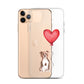 Dog with Balloon Staffie Bulldog Terrier Clear Case for iPhone®