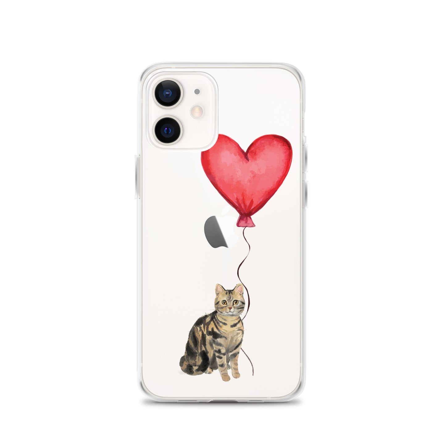 Cat with Balloon Brown Tabby Case for iPhone®