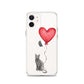 Cat with Balloon Blue Russian Clear Case for iPhone®