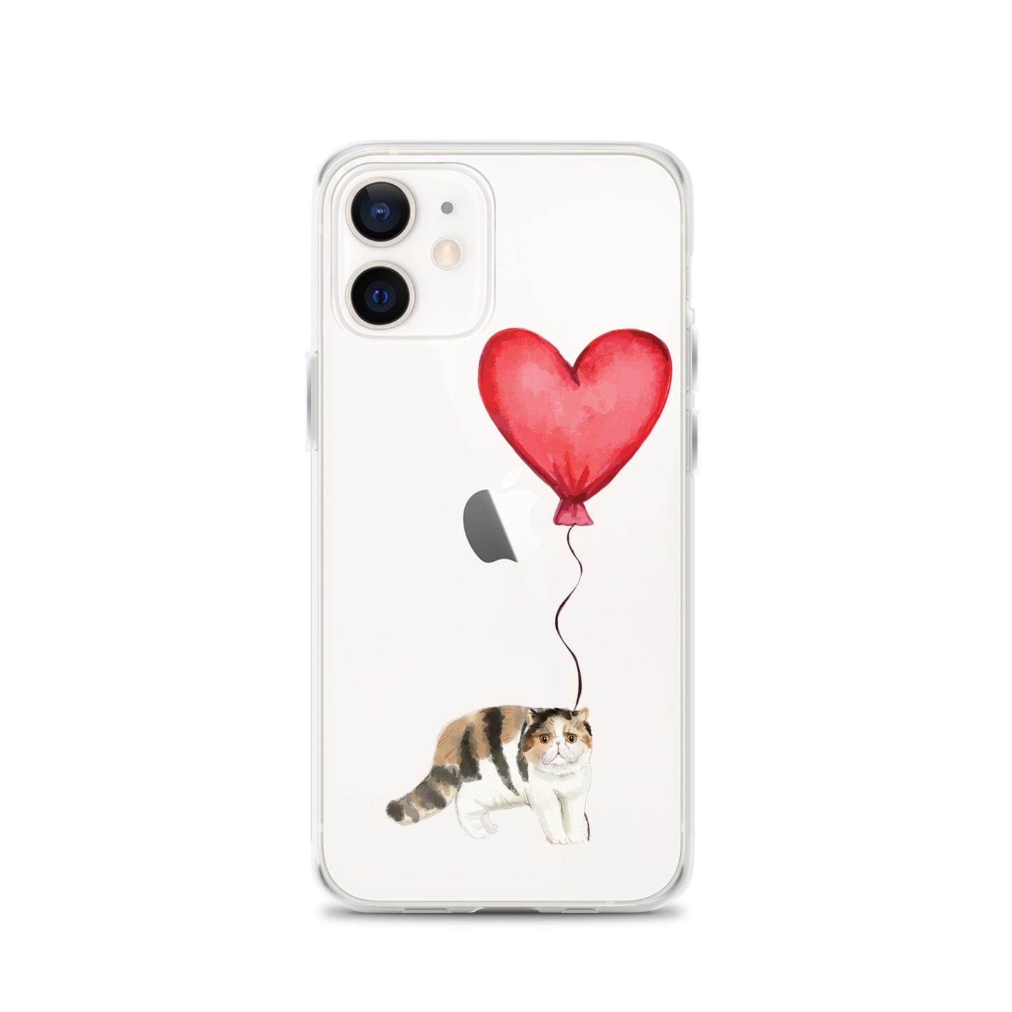 Cat with Balloon Exotic Shorthair Clear Case for iPhone®