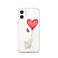 Cat with Balloon Persian Clear Case for iPhone®