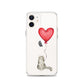 Cat with Balloon Ragamuffin Clear Case for iPhone®