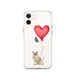 Cat with Balloons Ragdoll Clear Case for iPhone®