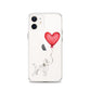 Dog with Balloon White Poodle Clear Case for iPhone®