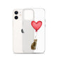 Cat with Balloon Bengal Clear Case for iPhone®