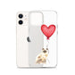 Cat with Balloon Blonde Birman Clear Case for iPhone®