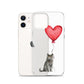 Cat with Balloon British Shorthair Clear Case for iPhone®