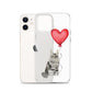 Cat with Balloon Maine Coon Clear Case for iPhone®