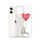 Cat with Balloon Ragamuffin Clear Case for iPhone®