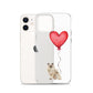 Cat with Balloons Ragdoll Clear Case for iPhone®