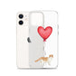 Cat with Balloon Scottish Fold Clear Case for iPhone®