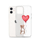 Dog with Balloon Staffie Bulldog Terrier Clear Case for iPhone®