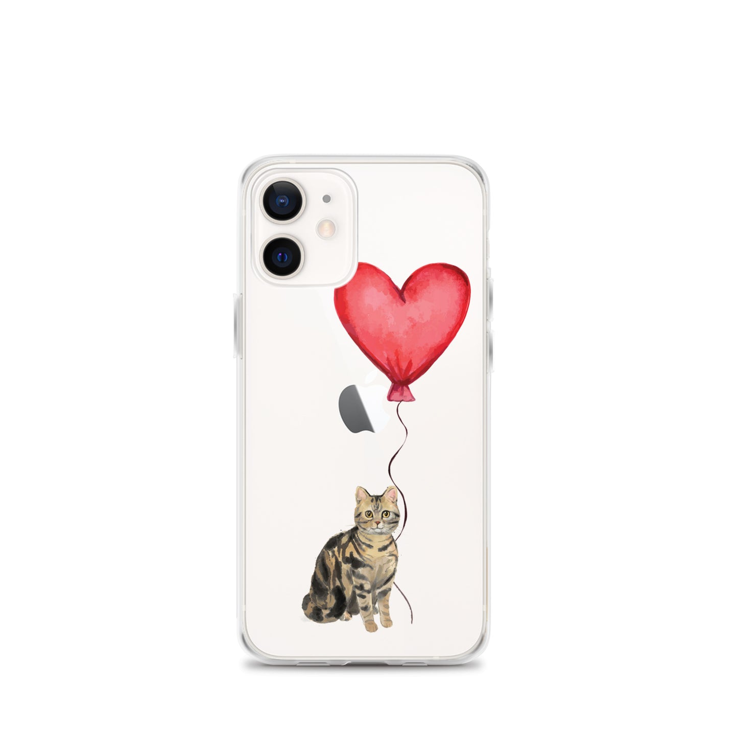 Cat with Balloon Brown Tabby Case for iPhone®