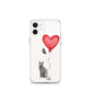 Cat with Balloon Blue Russian Clear Case for iPhone®