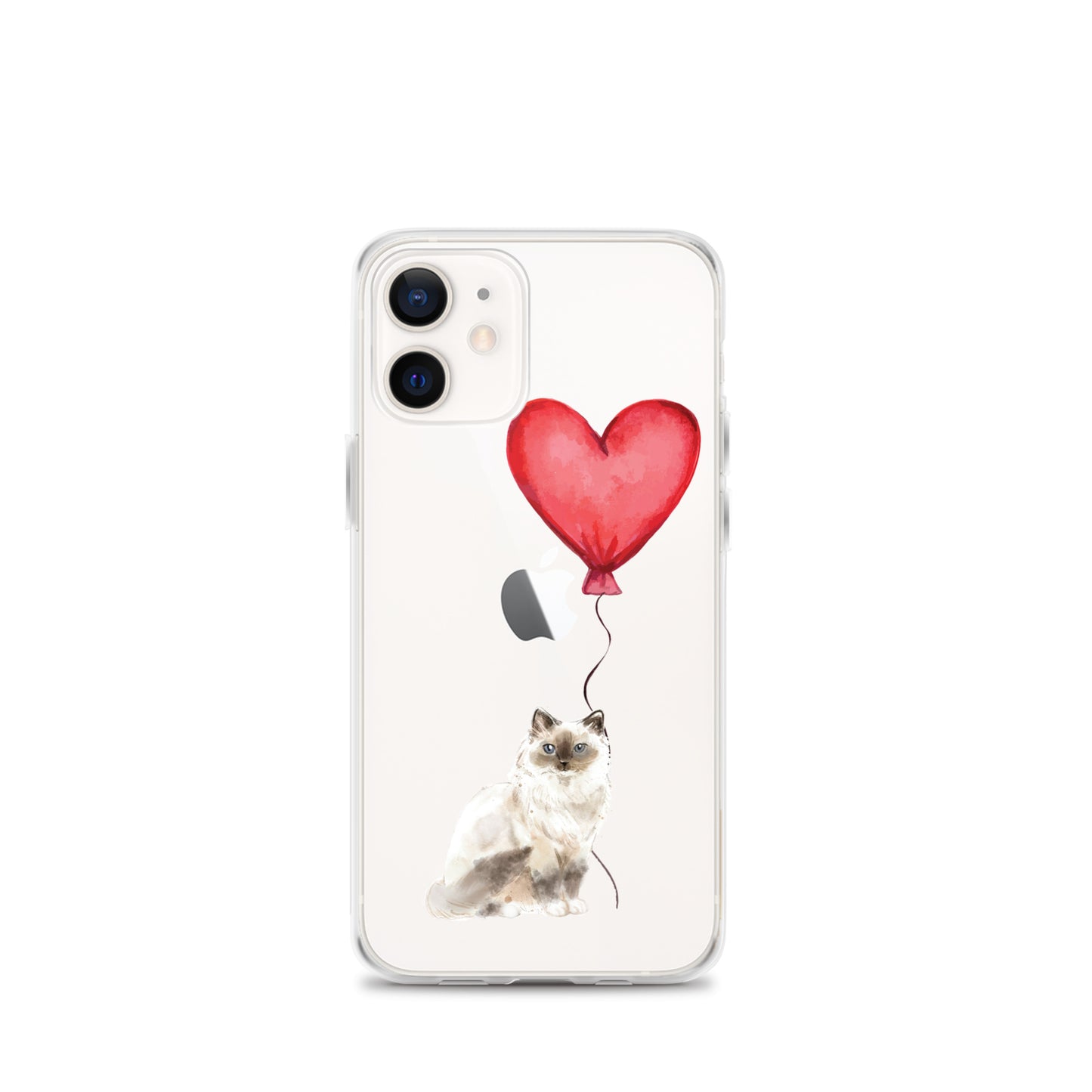 Cat with Balloon Birman Clear Case for iPhone®