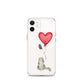 Cat with Balloon Ragamuffin Clear Case for iPhone®