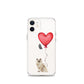 Cat with Balloons Ragdoll Clear Case for iPhone®