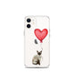 Cat with Balloon Siamese Clear Case for iPhone®