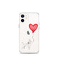 Dog with Balloon White Poodle Clear Case for iPhone®