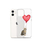 Cat with Balloon Brown Tabby Case for iPhone®