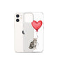 Cat with Balloon Silver Tabby Case for iPhone®