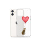 Cat with Balloon Bengal Clear Case for iPhone®