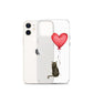 Cat with Balloon Bombay Clear Case for iPhone®