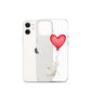 Cat with Balloon Persian Clear Case for iPhone®