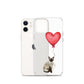 Cat with Balloon Siamese Clear Case for iPhone®