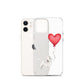 Dog with Balloon White Poodle Clear Case for iPhone®