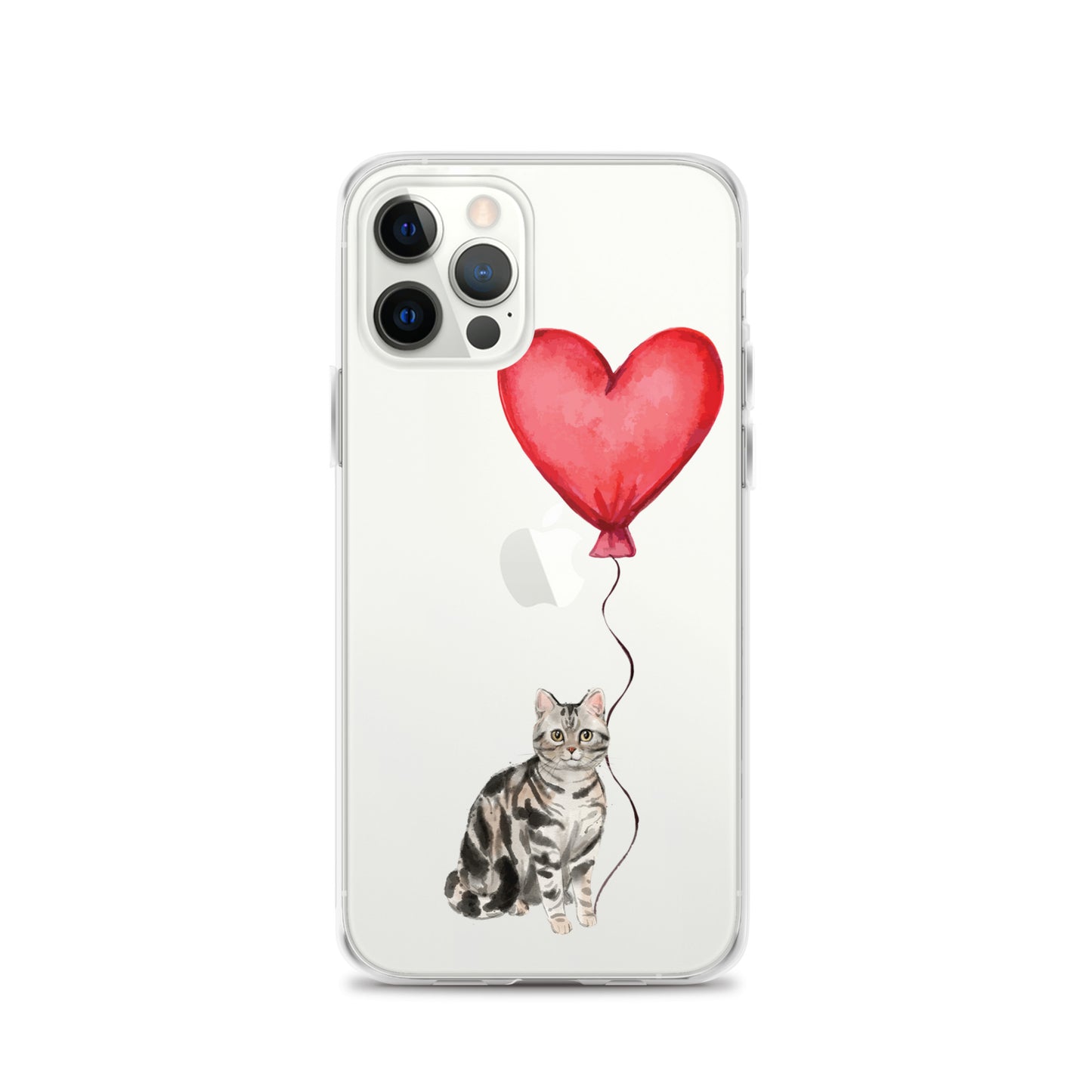 Cat with Balloon Silver Tabby Case for iPhone®