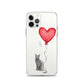 Cat with Balloon Blue Russian Clear Case for iPhone®