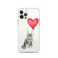 Cat with Balloon Maine Coon Clear Case for iPhone®