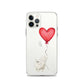 Cat with Balloon Persian Clear Case for iPhone®