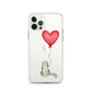 Cat with Balloon Ragamuffin Clear Case for iPhone®